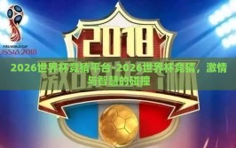2026世界杯竞猜平台-2026世界杯竞猜，激情与智慧的碰撞