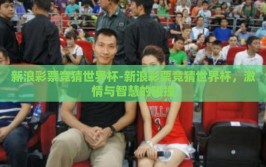 新浪彩票竞猜世界杯-新浪彩票竞猜世界杯，激情与智慧的碰撞