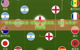 世界杯4强竞猜-世界杯4强竞猜，激情与预测的碰撞