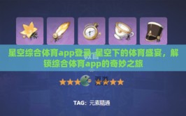 星空综合体育app登录-星空下的体育盛宴，解锁综合体育app的奇妙之旅