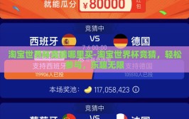 淘宝世界杯竞猜哪里买-淘宝世界杯竞猜，轻松参与，乐趣无限