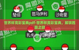 世界杯竞彩宝典pdf-世界杯竞彩宝典，解锁胜算之钥