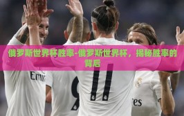 俄罗斯世界杯胜率-俄罗斯世界杯，揭秘胜率的背后