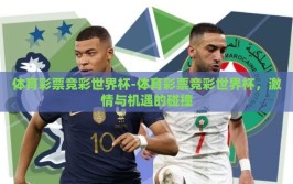 体育彩票竞彩世界杯-体育彩票竞彩世界杯，激情与机遇的碰撞