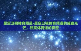 星空卫视体育频道-星空卫视体育频道的璀璨光芒，照亮体育迷的夜空