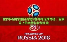 世界杯足球竞猜百家号-世界杯足球竞猜，百家号上的激情与智慧碰撞