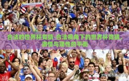 合法的世界杯竞猜-合法视角下的世界杯竞猜，激情与理性的平衡