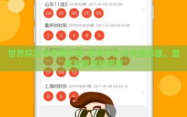 世界杯比分竞猜彩票-世界杯比分竞猜彩票，激情与智慧的碰撞