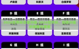 2026世界杯竞猜分组-2026世界杯，竞猜分组的策略与展望