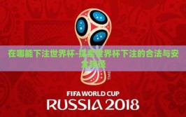 在哪能下注世界杯-探索世界杯下注的合法与安全途径
