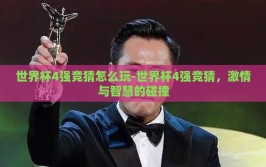 世界杯4强竞猜怎么玩-世界杯4强竞猜，激情与智慧的碰撞