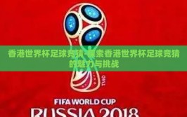 香港世界杯足球竞猜-探索香港世界杯足球竞猜的魅力与挑战