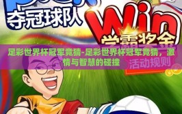 足彩世界杯冠军竞猜-足彩世界杯冠军竞猜，激情与智慧的碰撞