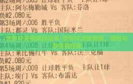 世界杯决赛竞猜实单-世界杯决赛竞猜，理性与激情的碰撞