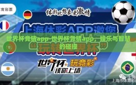 世界杯竞猜app-世界杯竞猜app，娱乐与智慧的碰撞