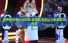 世界杯竞猜比分彩票-世界杯竞猜比分的乐趣与挑战
