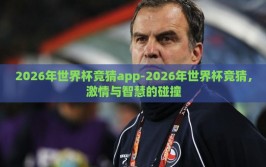2026年世界杯竞猜app-2026年世界杯竞猜，激情与智慧的碰撞