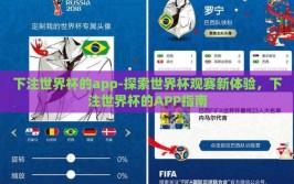 下注世界杯的app-探索世界杯观赛新体验，下注世界杯的APP指南