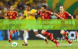 2026世界杯冠亚军竞猜-2026世界杯，冠亚军竞猜的激情与预测