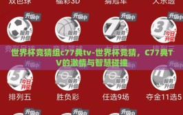 世界杯竞猜组c77典tv-世界杯竞猜，C77典TV的激情与智慧碰撞