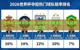 世界杯决赛竞猜推荐-世界杯决赛竞猜，揭秘胜者之匙