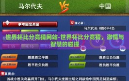 世界杯比分竞猜网站-世界杯比分竞猜，激情与智慧的碰撞