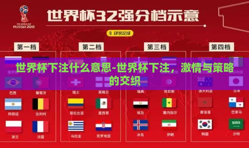 世界杯下注什么意思-世界杯下注,激情与策略的交织 世界杯下注什么意思-世界杯下注,激情与策略的交织