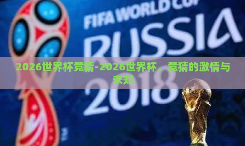 2026世界杯竞猜-2026世界杯，竞猜的激情与未知
