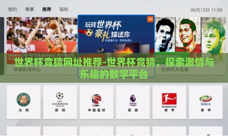 世界杯竞猜网址推荐-世界杯竞猜，探索激情与乐趣的数字平台