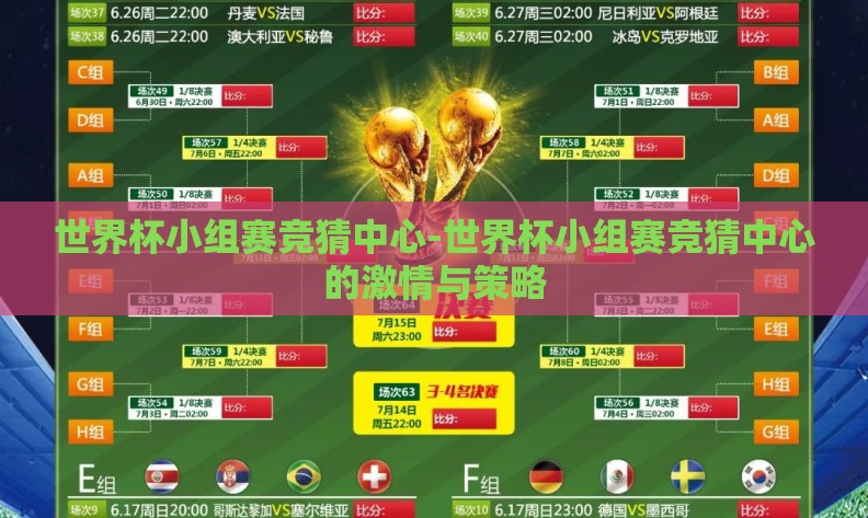 世界杯小组赛竞猜中心-世界杯小组赛竞猜中心的激情与策略 世界杯小组赛竞猜中心-世界杯小组赛竞猜中心的激情与策略