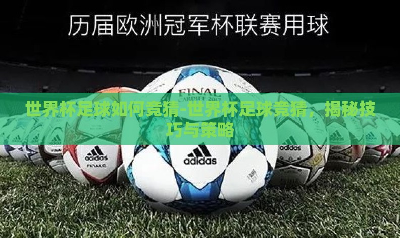 世界杯足球如何竞猜-世界杯足球竞猜，揭秘技巧与策略