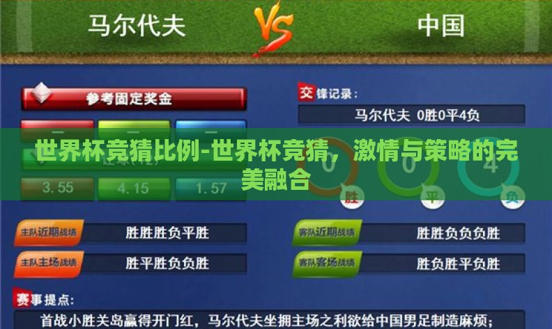 世界杯竞猜比例-世界杯竞猜,激情与策略的完美融合 世界杯竞猜比例-世界杯竞猜,激情与策略的完美融合