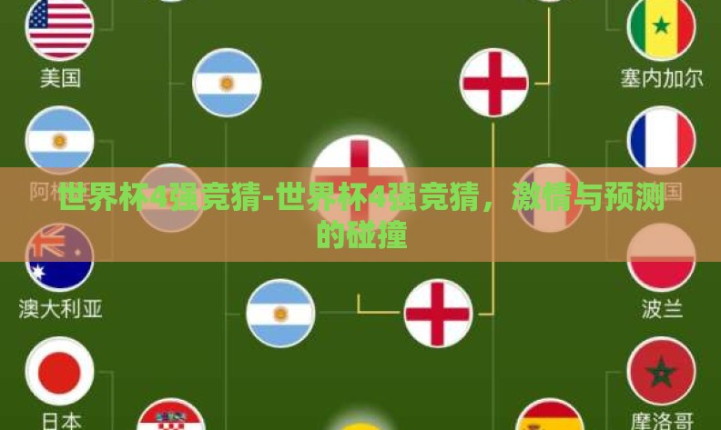 世界杯4强竞猜-世界杯4强竞猜,激情与预测的碰撞 世界杯4强竞猜-世界杯4强竞猜,激情与预测的碰撞