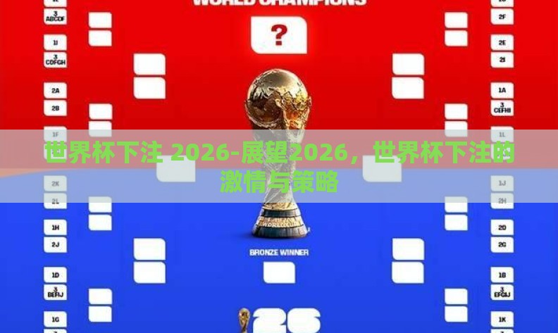 世界杯下注 2026-展望2026，世界杯下注的激情与策略