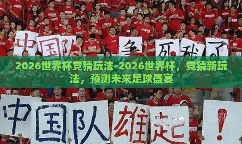 2026世界杯竞猜玩法-2026世界杯，竞猜新玩法，预测未来足球盛宴