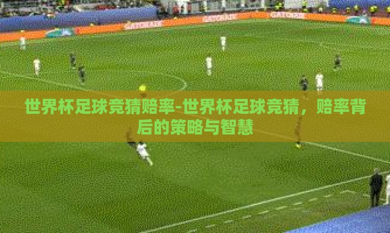 世界杯足球竞猜赔率-世界杯足球竞猜，赔率背后的策略与智慧